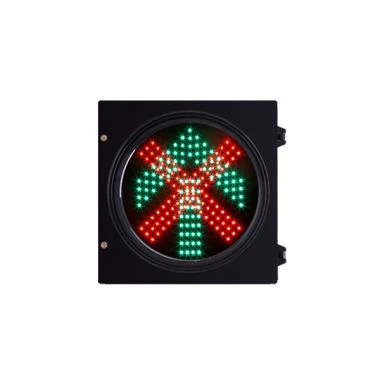 Dia.300mm Led eismo šviesa Raudonasis kryžius + žalia rodyklė